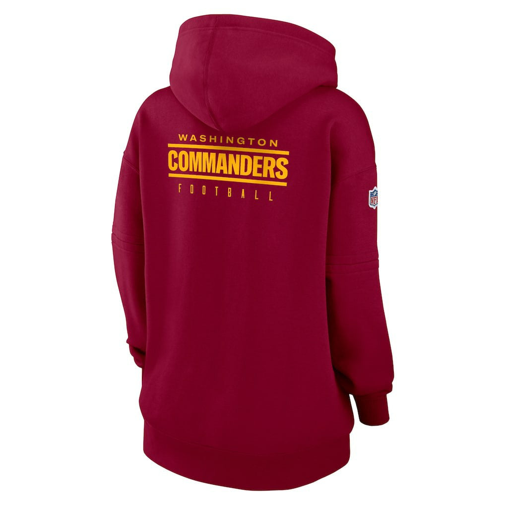 Washington Commanders Nike Women's 2023 Sideline Club Fleece Pullover Hoodie
