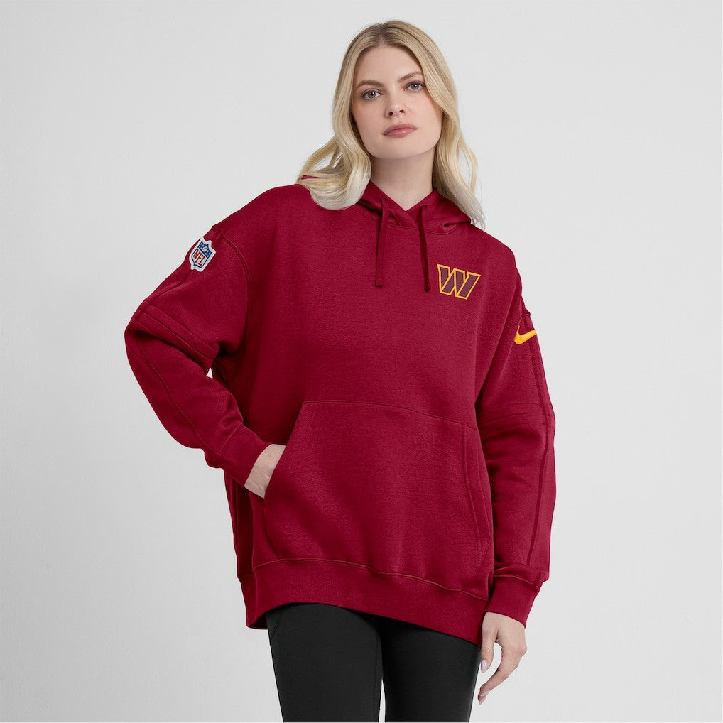 Washington Commanders Nike Women's 2023 Sideline Club Fleece Pullover Hoodie