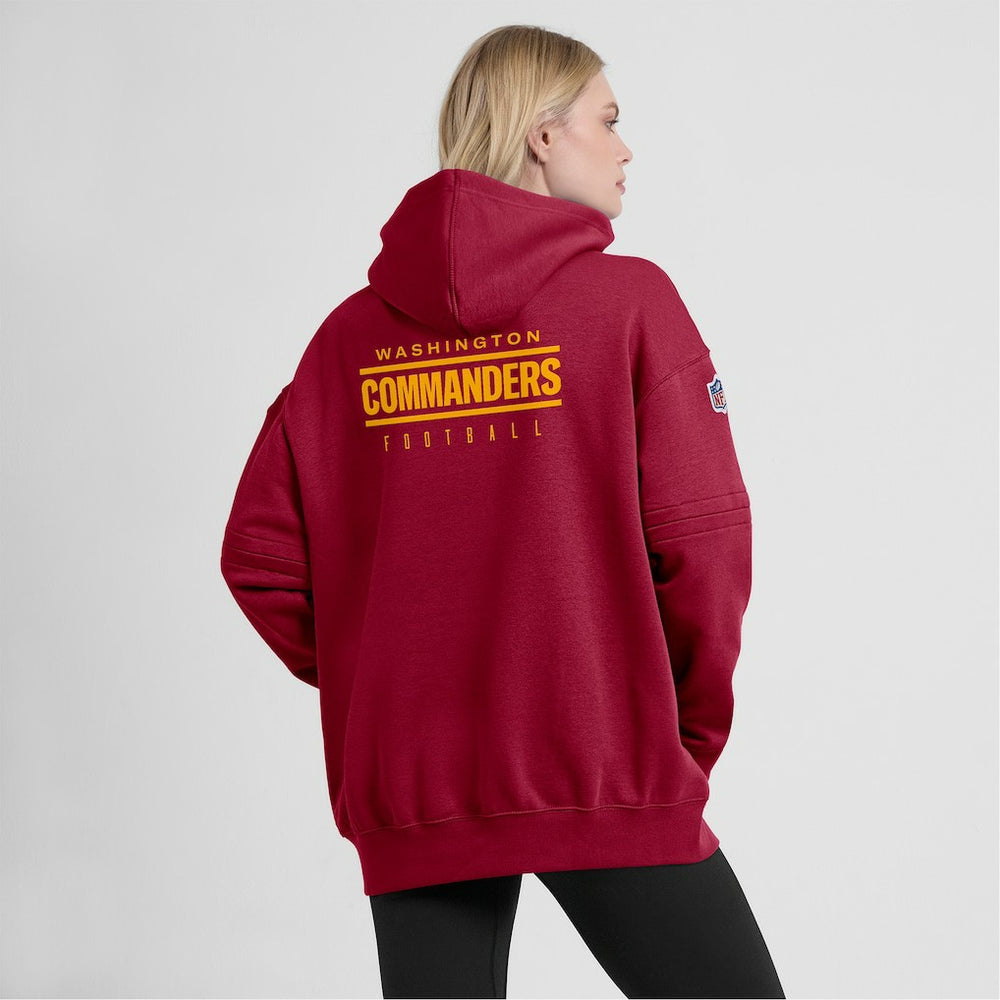 Washington Commanders Nike Women's 2023 Sideline Club Fleece Pullover Hoodie