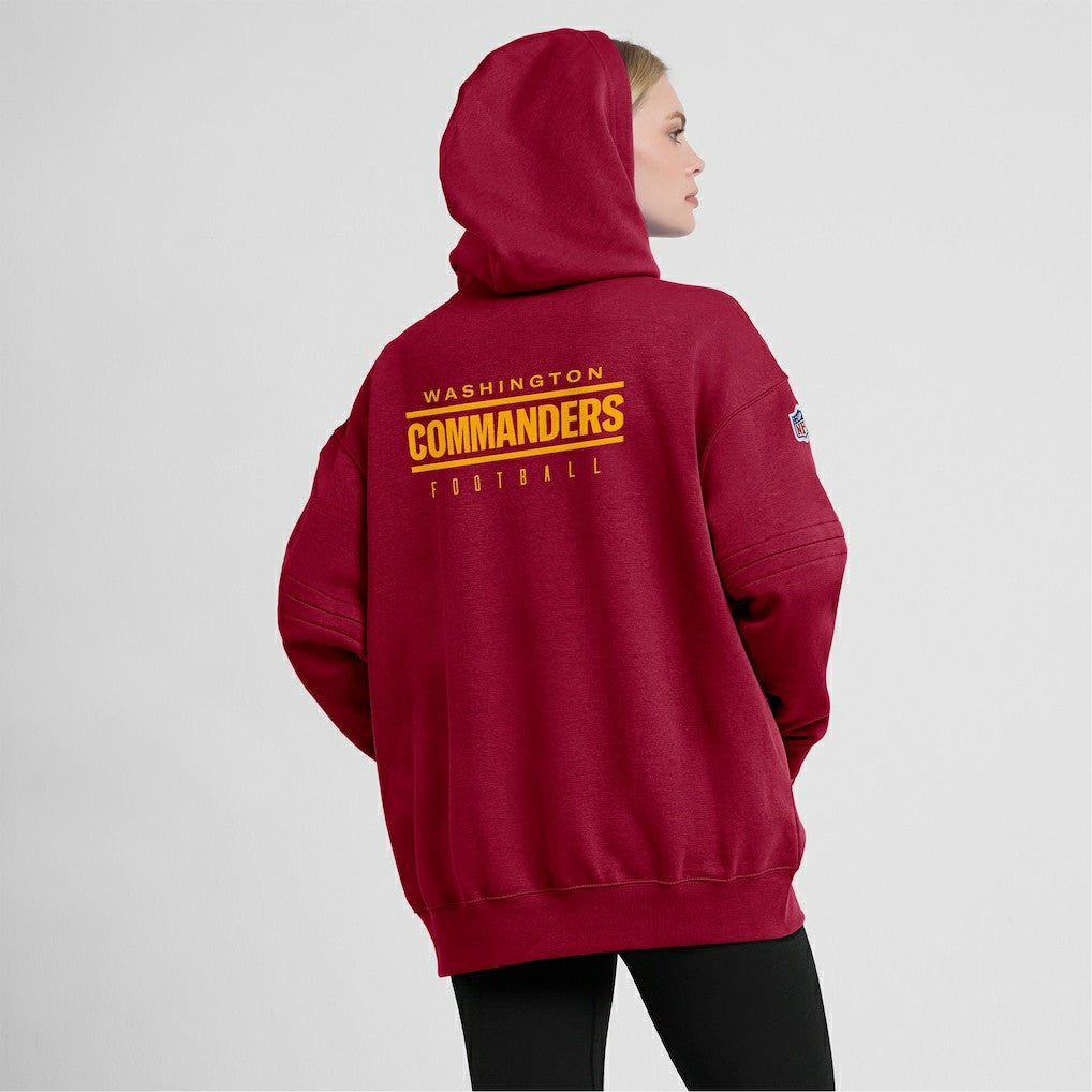Washington Commanders Nike Women's 2023 Sideline Club Fleece Pullover Hoodie