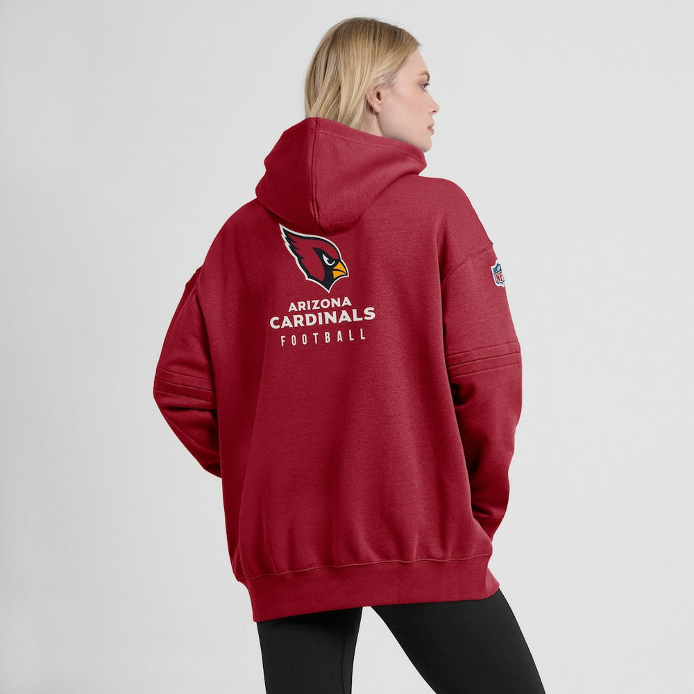 Arizona Cardinals Nike Women's 2023 Sideline Club Fleece Pullover Hoodie