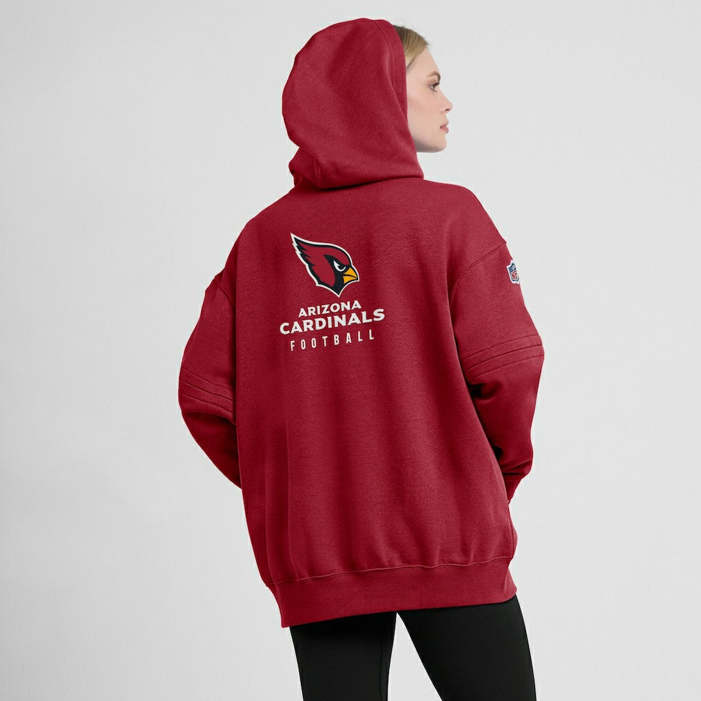 Arizona Cardinals Nike Women's 2023 Sideline Club Fleece Pullover Hoodie