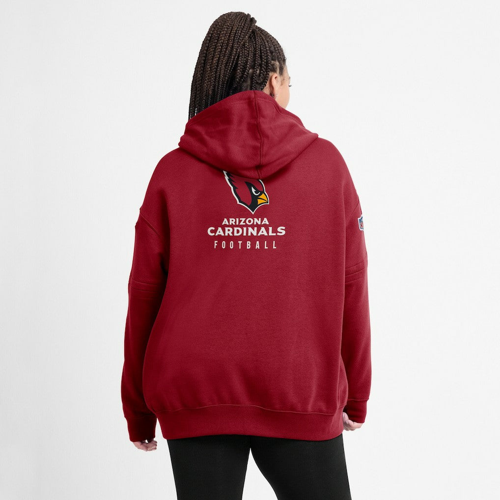 Arizona Cardinals Nike Women's 2023 Sideline Club Fleece Pullover Hoodie