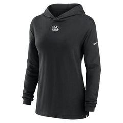 Cincinnati Bengals Nike Women's Sideline Performance Long Sleeve Hoodie T-Shirt
