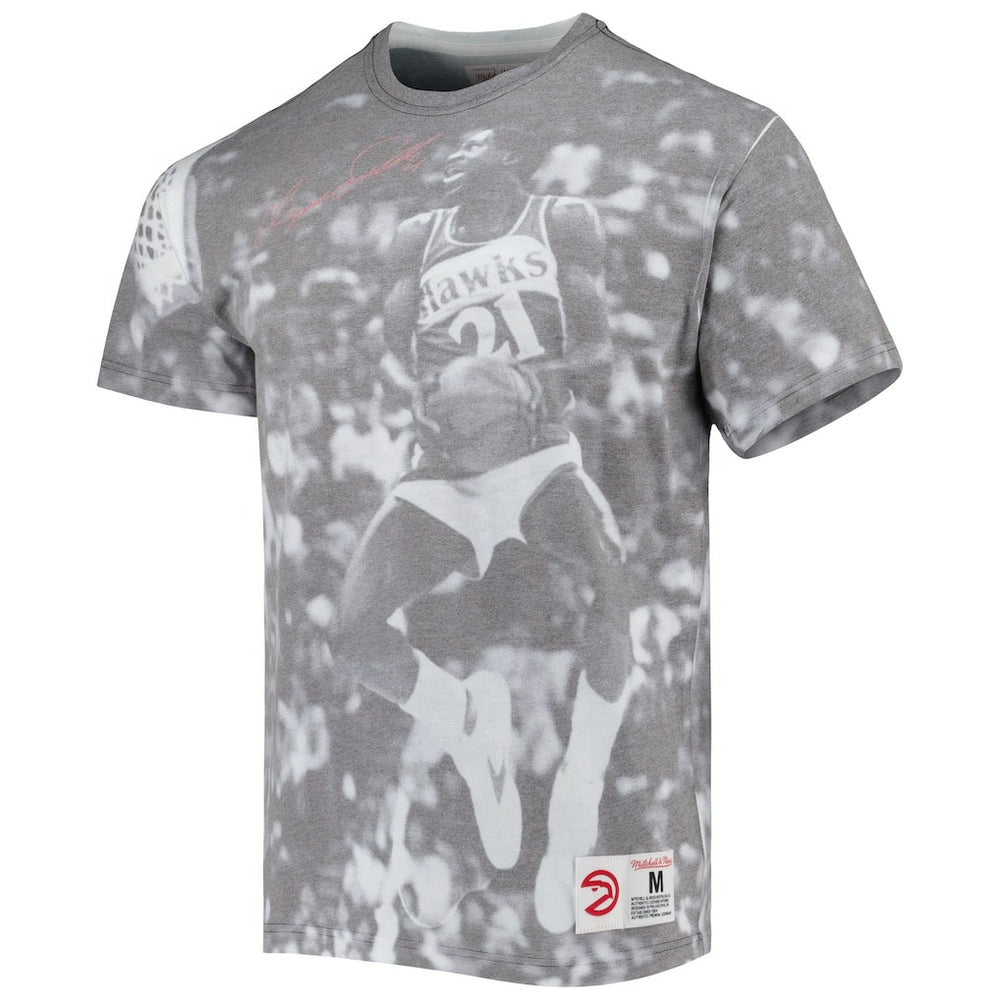 Dominique Wilkins Atlanta Hawks Above The Rim T-Shirt For Sale