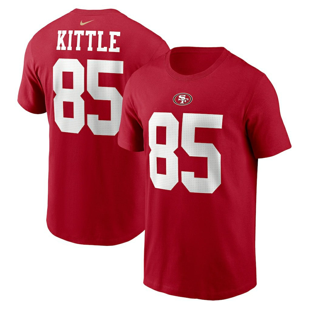 San Francisco 49ers Nike George Kittle  Player Name & Number T-Shirt