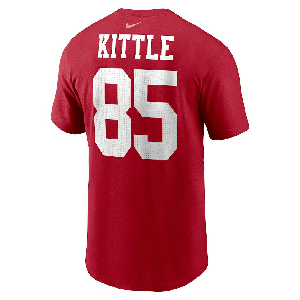 San Francisco 49ers Nike George Kittle  Player Name & Number T-Shirt
