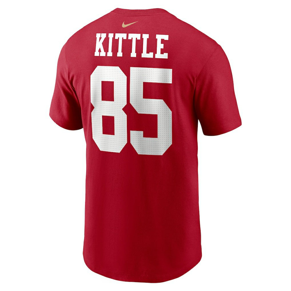 San Francisco 49ers Nike George Kittle  Player Name & Number T-Shirt