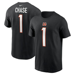 Cincinnati Bengals Nike Ja'Marr Chase  Player Name & Number T-Shirt