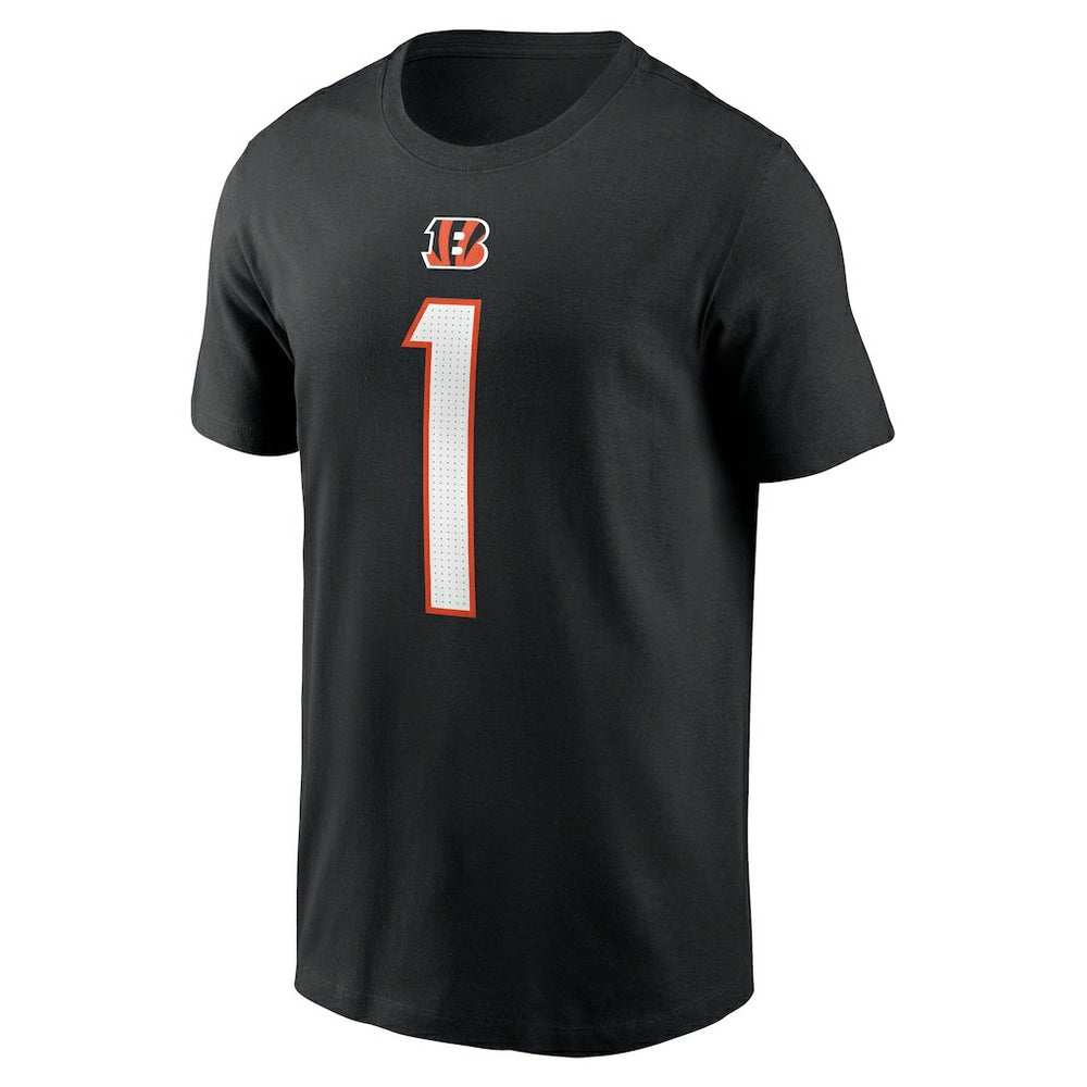 Cincinnati Bengals Nike Ja'Marr Chase  Player Name & Number T-Shirt