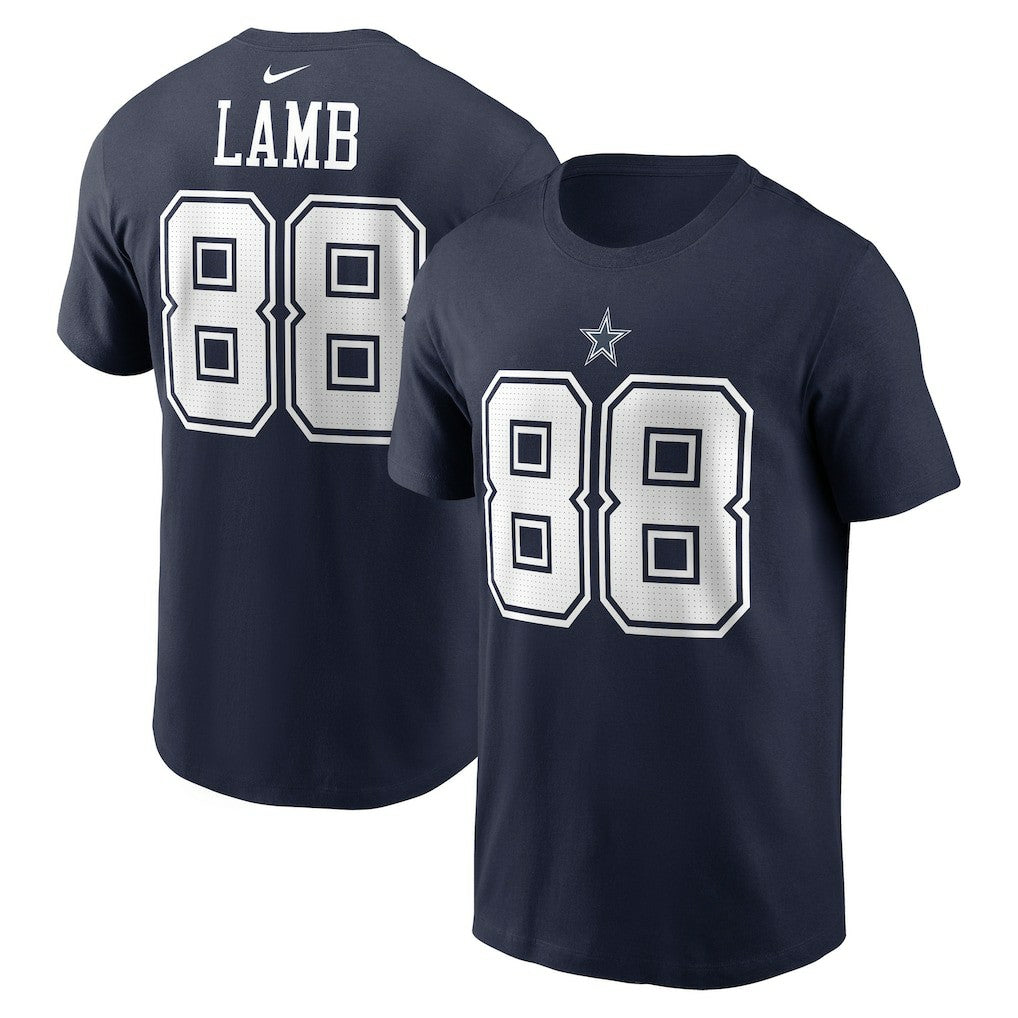 Dallas Cowboys Nike CeeDee Lamb  Player Name & Number T-Shirt
