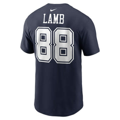 Dallas Cowboys Nike CeeDee Lamb  Player Name & Number T-Shirt