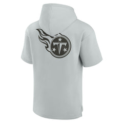 Tennessee Titans Fanatics Unisex Elements Super Soft Fleece Short Sleeve Pullover Hoodie