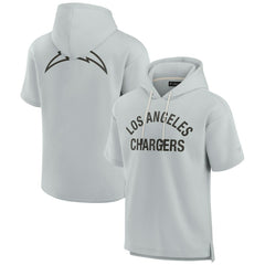Los Angeles Chargers Fanatics Unisex Elements Super Soft Fleece Short Sleeve Pullover Hoodie