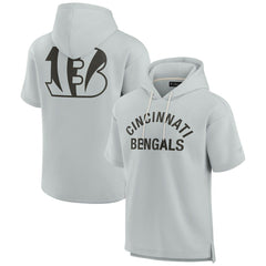 Cincinnati Bengals Fanatics Unisex Elements Super Soft Fleece Short Sleeve Pullover Hoodie