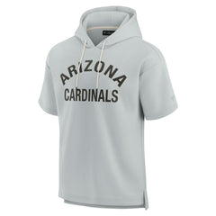 Arizona Cardinals Fanatics Unisex Elements Super Soft Fleece Short Sleeve Pullover Hoodie