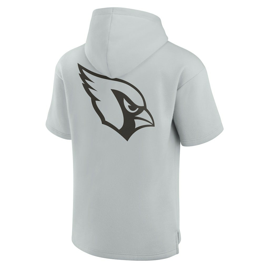 Arizona Cardinals Fanatics Unisex Elements Super Soft Fleece Short Sleeve Pullover Hoodie
