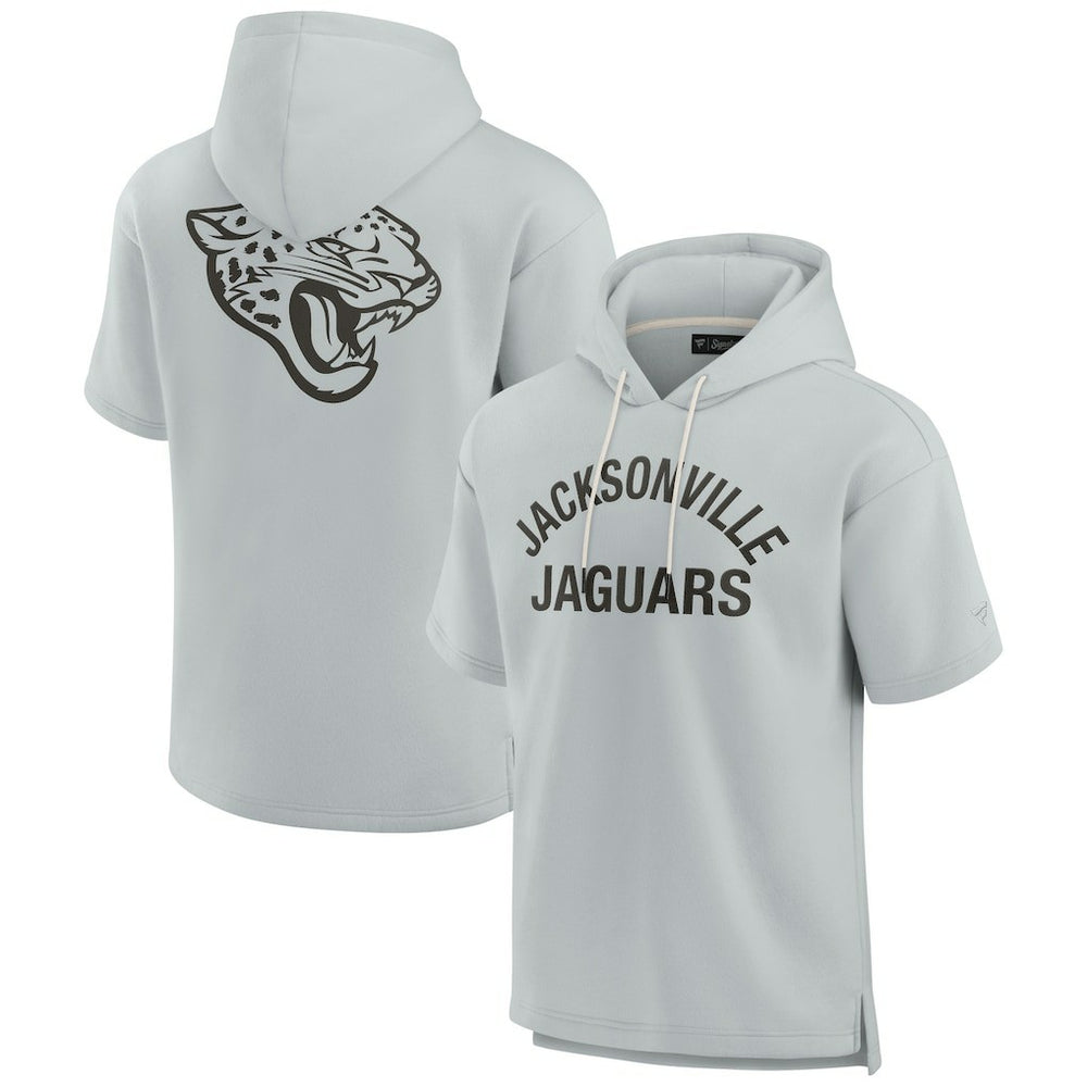 Jacksonville Jaguars Fanatics Unisex Elements Super Soft Fleece Short Sleeve Pullover Hoodie