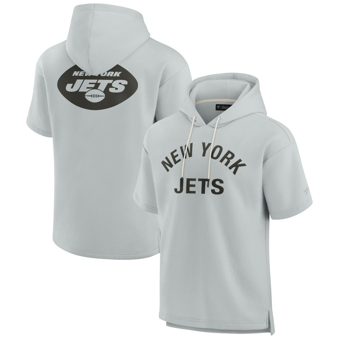New York Jets Fanatics Unisex Elements Super Soft Fleece Short Sleeve Pullover Hoodie