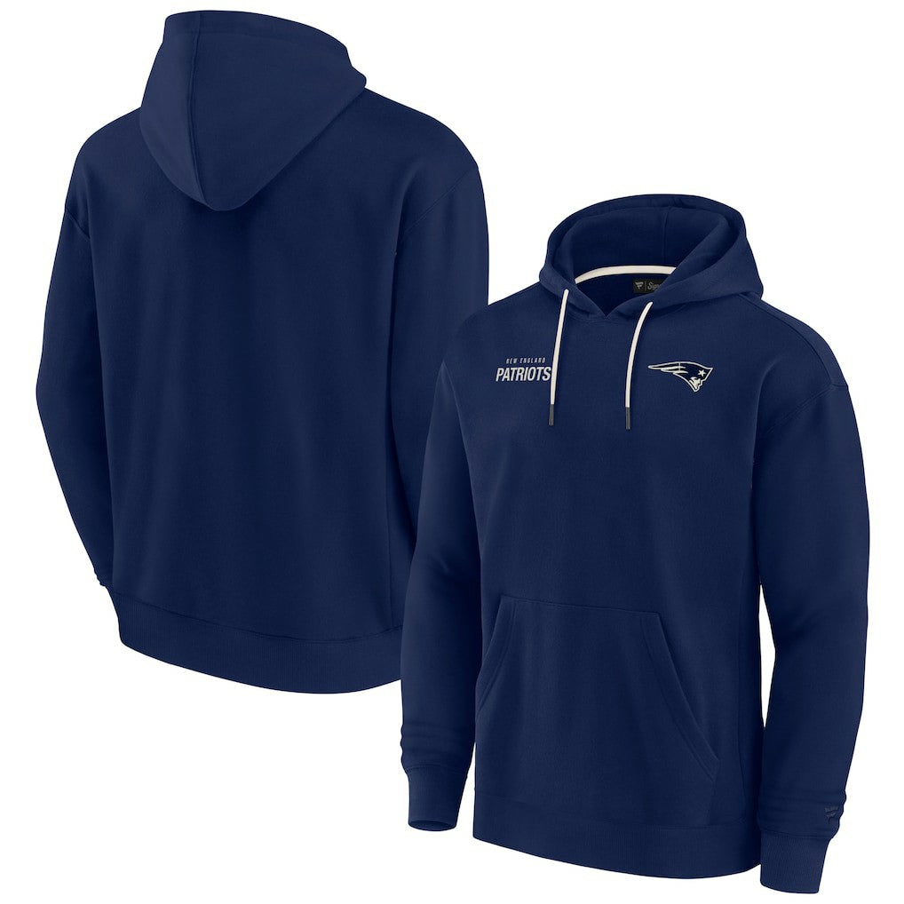 New England Patriots Fanatics Unisex Elements Super Soft Fleece Pullover Hoodie