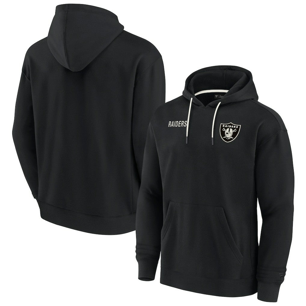 Las Vegas Raiders Fanatics Unisex Elements Super Soft Fleece Pullover Hoodie