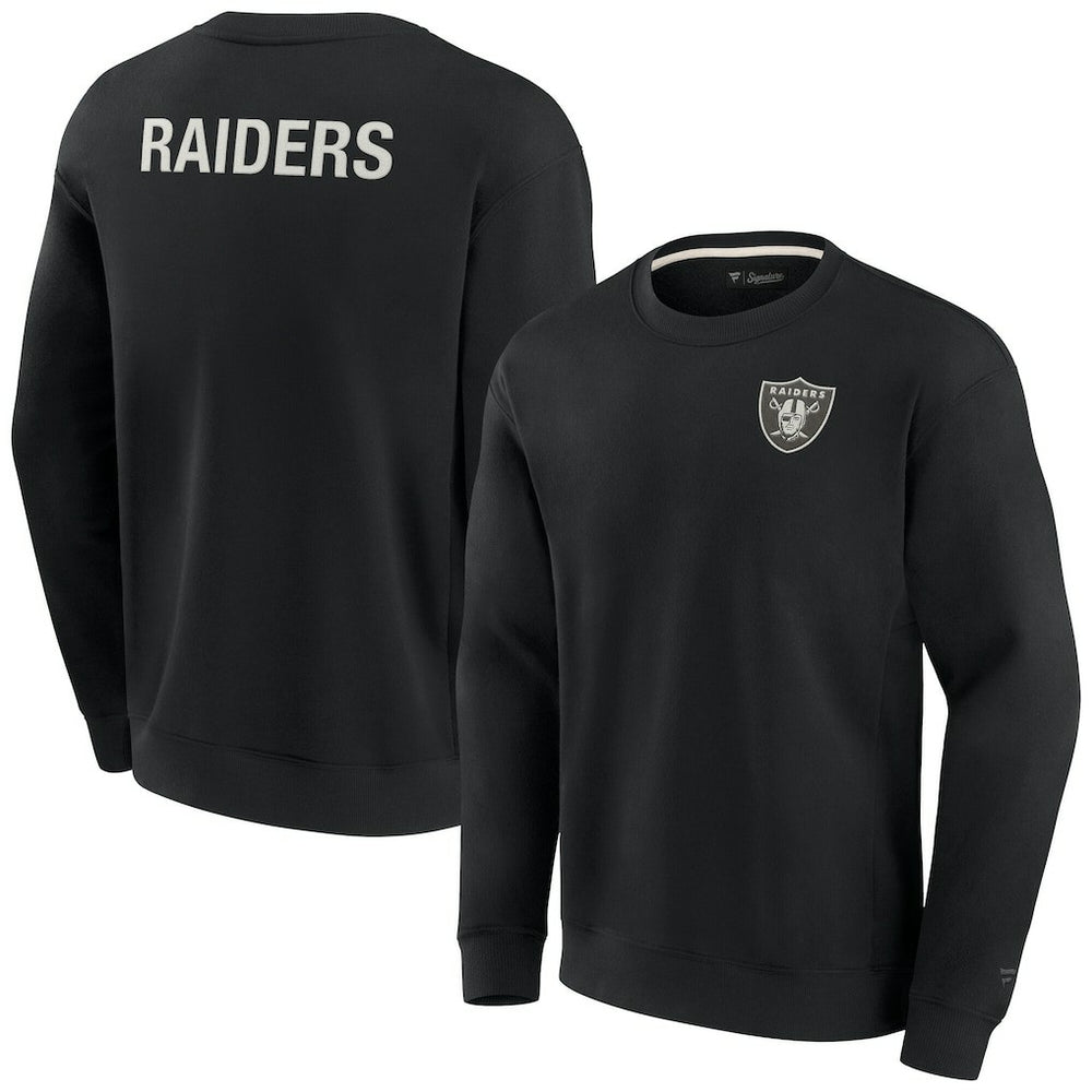 Las Vegas Raiders Fanatics Unisex Elements Super Soft Pullover Sweatshirt
