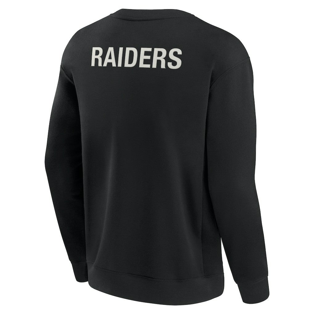Las Vegas Raiders Fanatics Unisex Elements Super Soft Pullover Sweatshirt