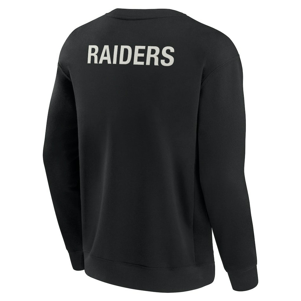 Las Vegas Raiders Fanatics Unisex Elements Super Soft Pullover Sweatshirt