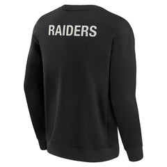 Las Vegas Raiders Fanatics Unisex Elements Super Soft Pullover Sweatshirt