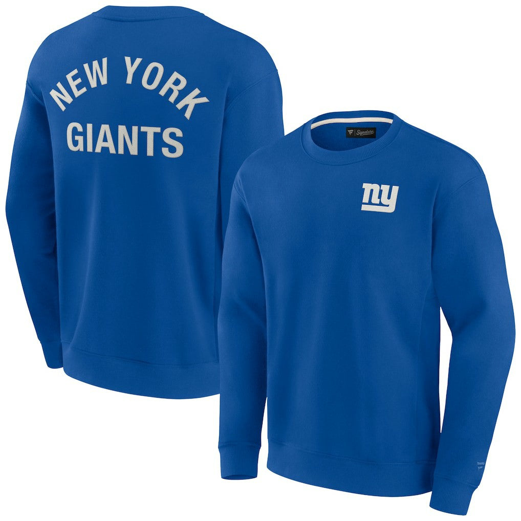 New York Giants Fanatics Unisex Elements Super Soft Pullover Sweatshirt