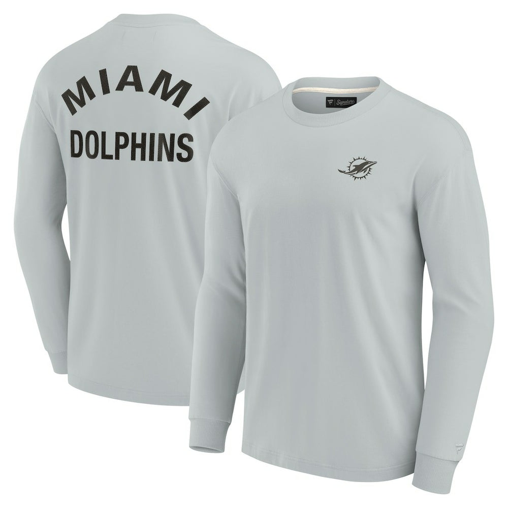 Miami Dolphins Fanatics Unisex Elements Super Soft Long Sleeve T-Shirt