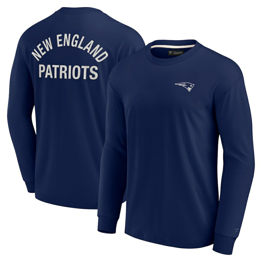 New England Patriots Fanatics Unisex Elements Super Soft Long Sleeve T-Shirt