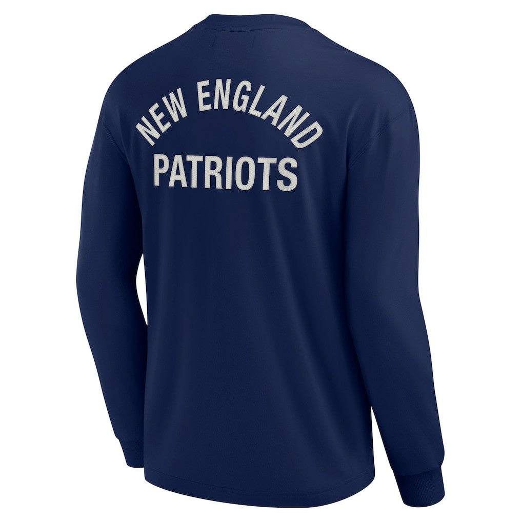 New England Patriots Fanatics Unisex Elements Super Soft Long Sleeve T-Shirt