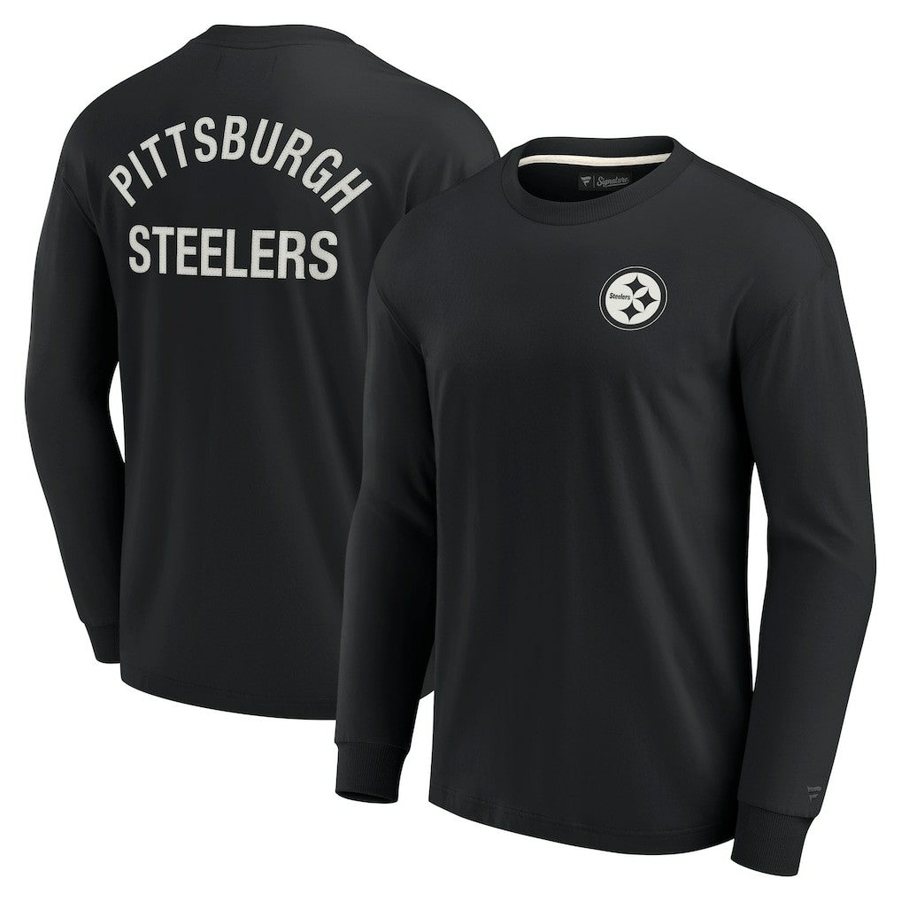 Pittsburgh Steelers Fanatics Unisex Elements Super Soft Long Sleeve T-Shirt
