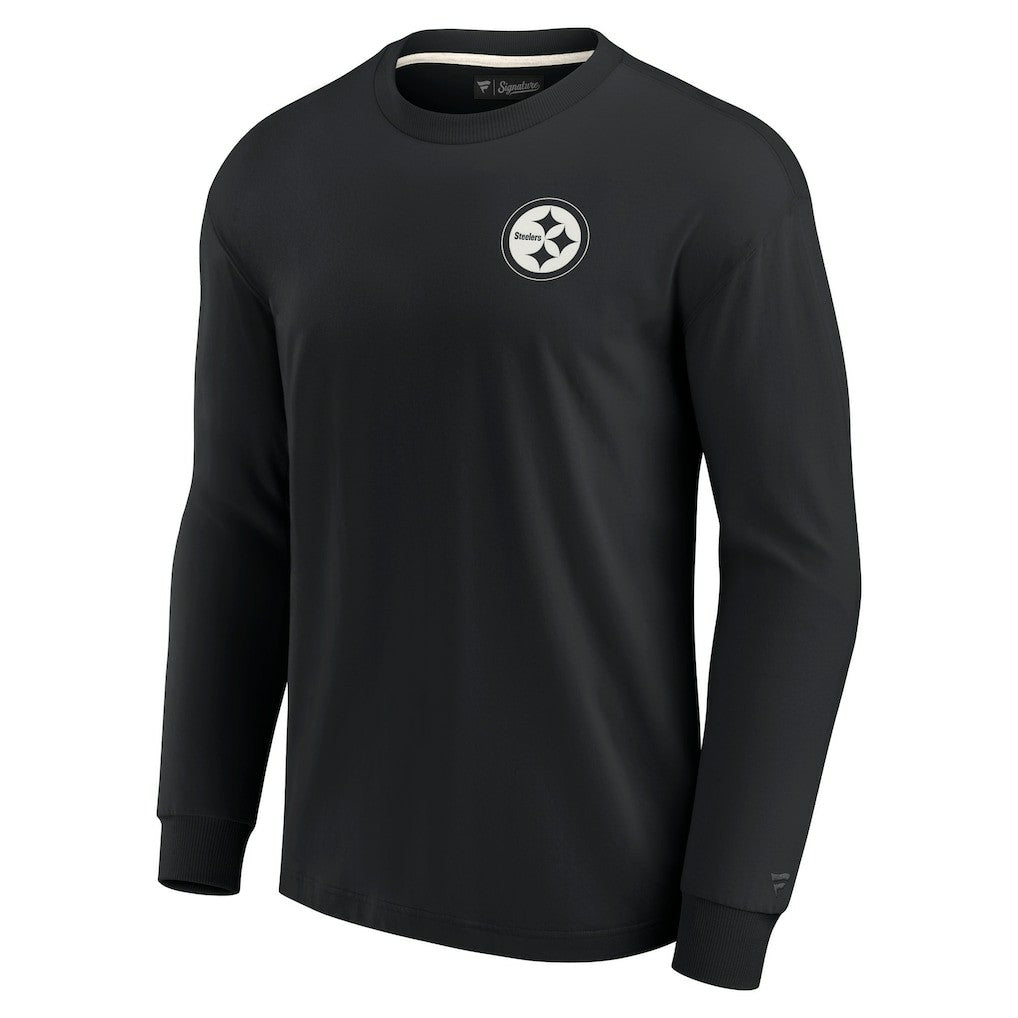 Pittsburgh Steelers Fanatics Unisex Elements Super Soft Long Sleeve T-Shirt