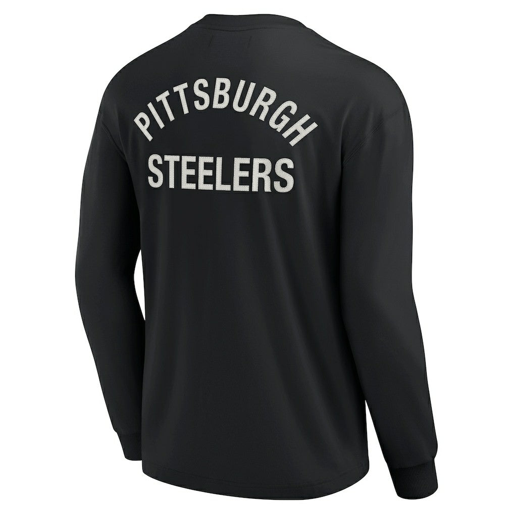 Pittsburgh Steelers Fanatics Unisex Elements Super Soft Long Sleeve T-Shirt