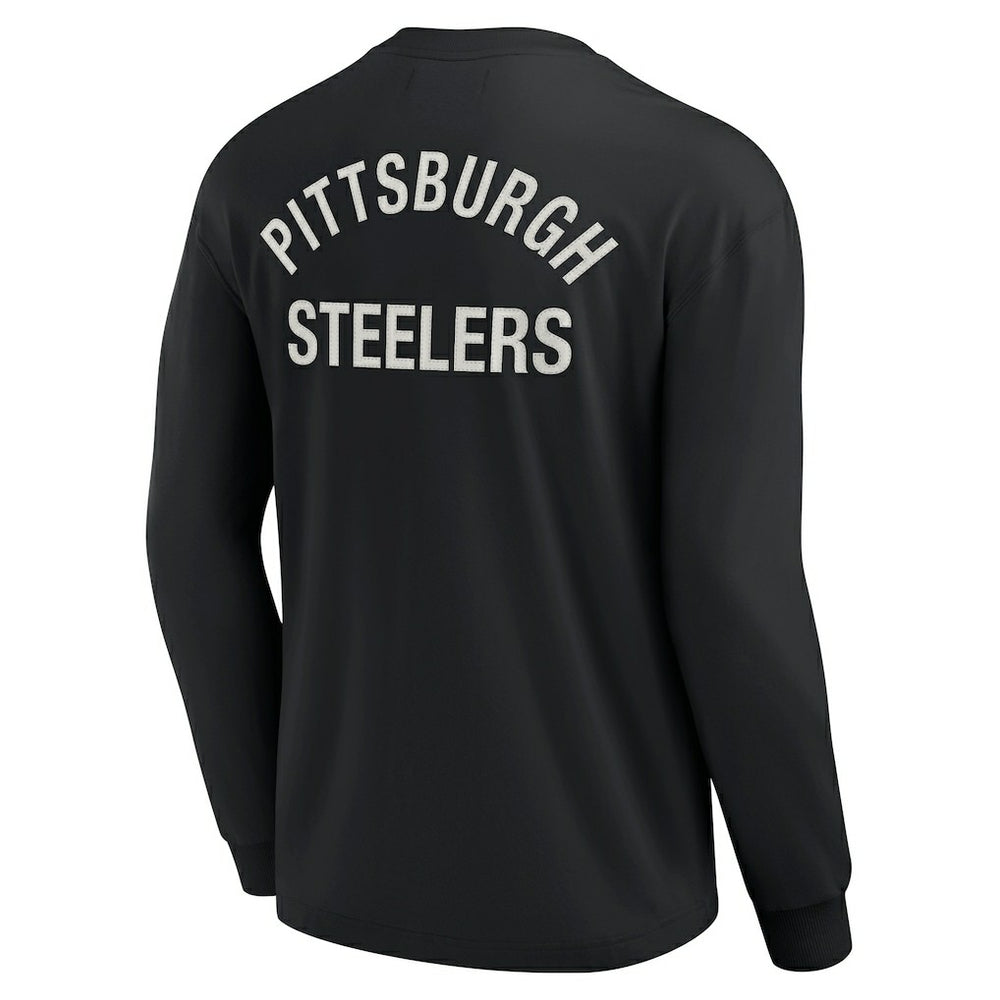 Pittsburgh Steelers Fanatics Unisex Elements Super Soft Long Sleeve T-Shirt