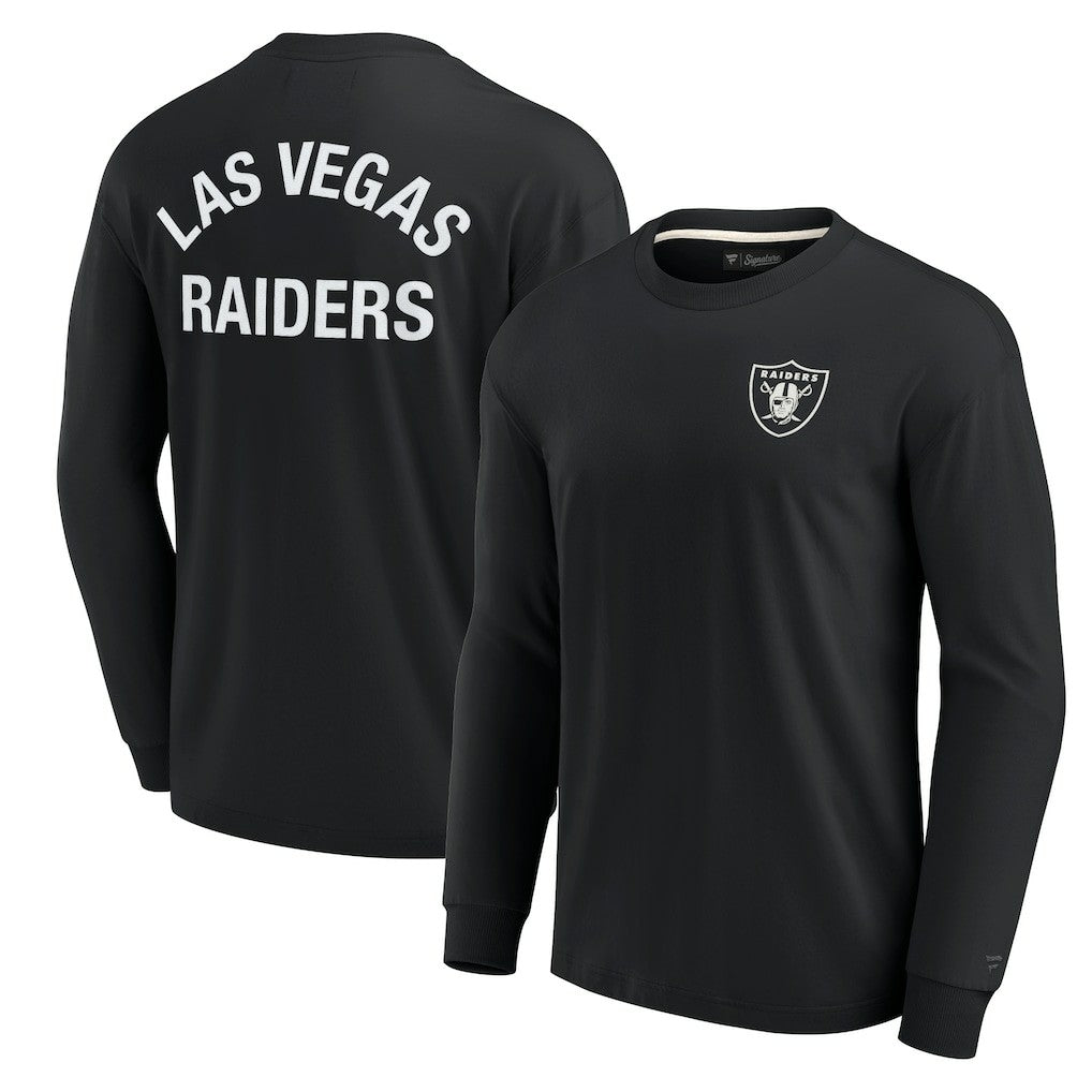 Las Vegas Raiders Fanatics Unisex Elements Super Soft Long Sleeve T-Shirt