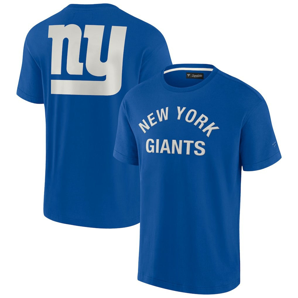 New York Giants Fanatics Unisex Elements Super Soft Short Sleeve T-Shirt