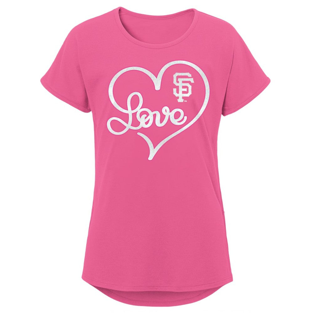 San Francisco Giants Girls Youth Lovely T-Shirt | MLB Outlet