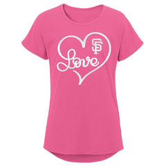 San Francisco Giants Girls Youth Lovely T-Shirt | MLB Outlet