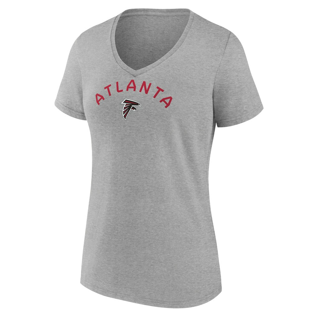 Atlanta Falcons  Women's Team Arc V-Neck T-Shirt