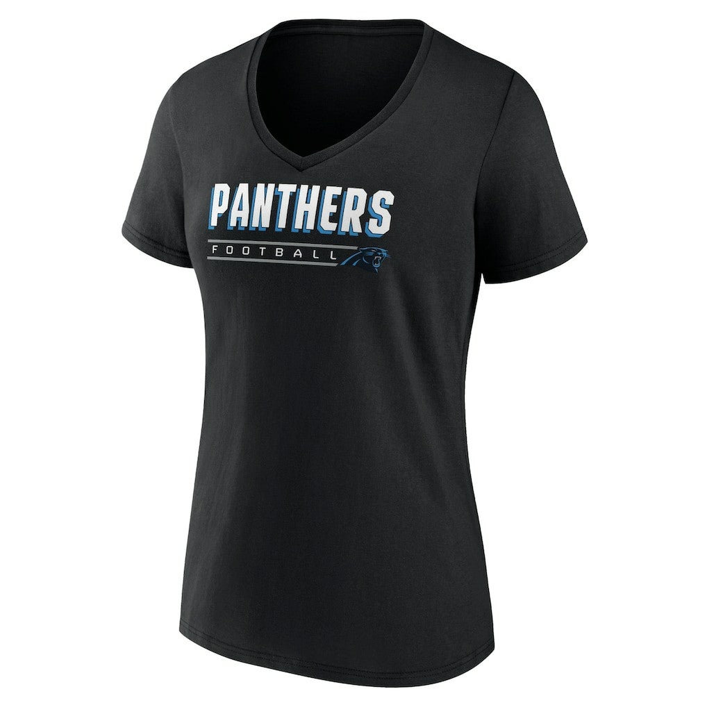 Carolina Panthers  Women's Primary Play V-Neck T-Shirt