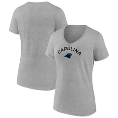 Carolina Panthers  Women's Team Arc V-Neck T-Shirt