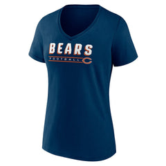 Chicago Bears  Women's Primary Play V-Neck T-Shirt