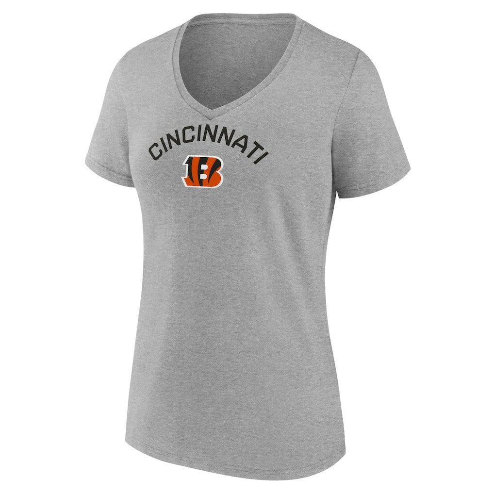 Cincinnati Bengals  Women's Team Arc V-Neck T-Shirt