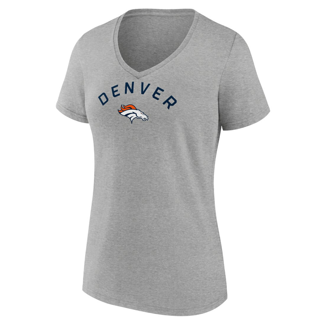 Denver Broncos  Women's Team Arc V-Neck T-Shirt