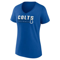 Indianapolis Colts  Women's Primary Play V-Neck T-Shirt