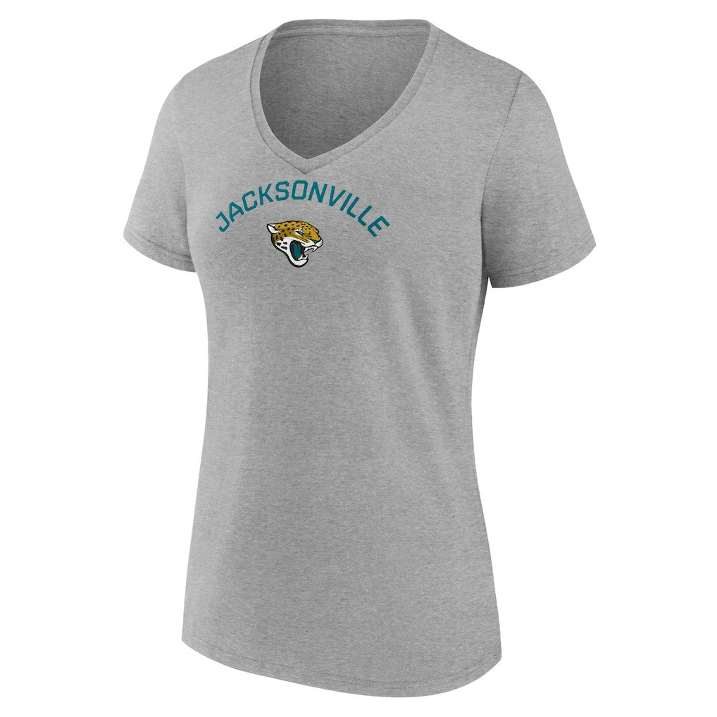 Jacksonville Jaguars  Women's Team Arc V-Neck T-Shirt