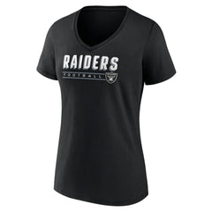 Las Vegas Raiders  Women's Primary Play V-Neck T-Shirt